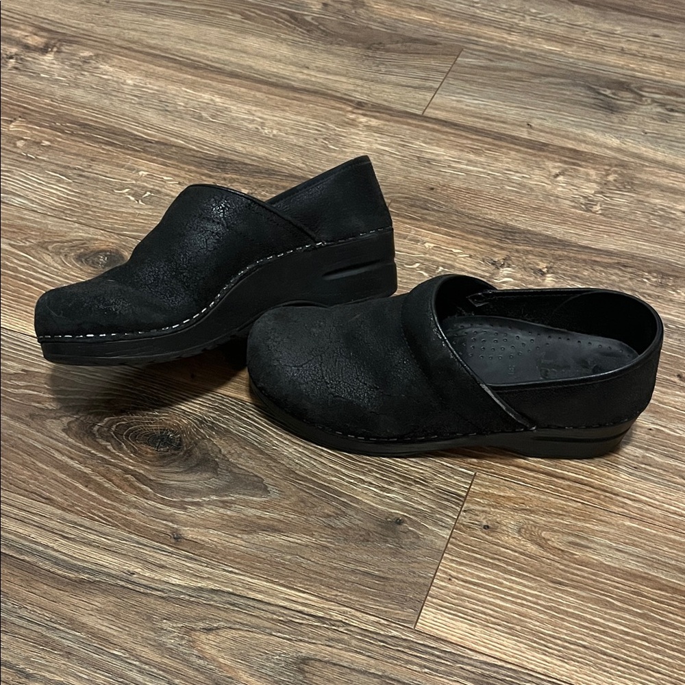 Sanita Black Mules & Clogs